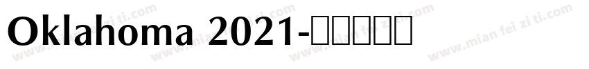 Oklahoma 2021字体转换